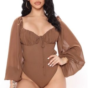 Fashion Nova backless bodysuit